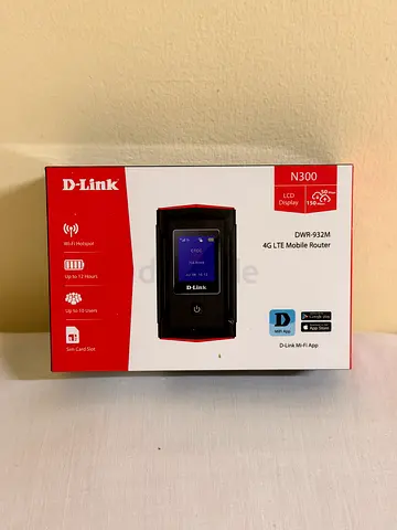 D-Link N300 4G LTE Mobile Wi-Fi Router (MiFi) - New in Box