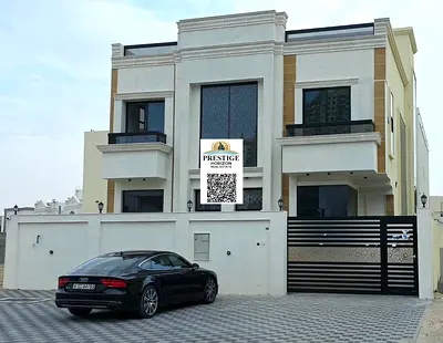 🏡 فيلا عصرية 5 غرف نوم للبيع في العامرة – عجمان | تملك حر 100% | تشطيبات راقية وفاخرة
