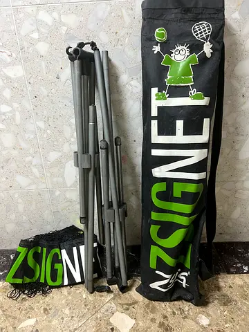 ZsigNet Portable Mini tennis Net with Poles and Carry Bag (Used)