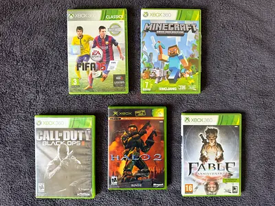 Xbox Games - FIFA 15, HALO 2, Fable, Black Ops 2, Minecraft Xbox 360