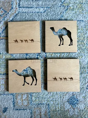 Wooden Wall Art Camels