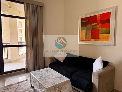 Furnished 1BHK | Lincoln Park B | Balcony & Pool View