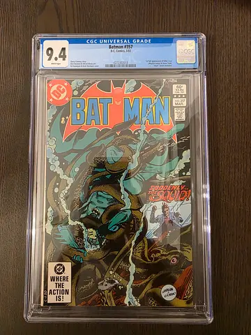 CGC Graded 9.4 Batman Issue 357- 1st App of Killer Croc and Jason Todd