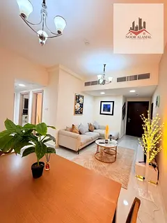 Sharjah, Al Taawun – Brand new building (first-time occupancy) ✨. Hotel-style furnished apartmen