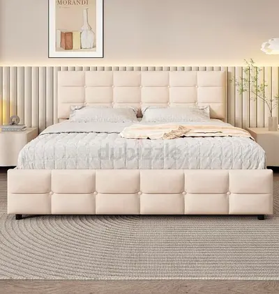 Brand New beige colour 180*200 King size bed