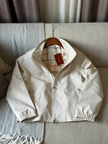 Loro piana Light beige zip-up casual jacket