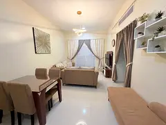 Luxurious and elegant fully furnished super deluxe 1BHK apartment for monthly rent in Ajman ✔️ I