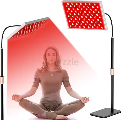 Red Light Therapy Panel Floor Lamp - Full Body LED Phototherapy Device