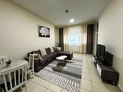 1BHK furnished apartment in Ajman | Real photos from our units | Clean furniture | Bills & internet included | Similar units subject to availability