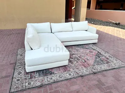 Modren design West / Elm L shape sofa Beige Like brand new Condition