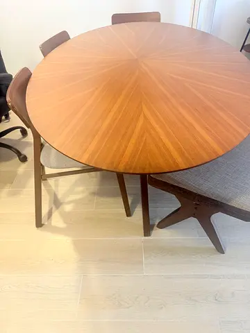 Dinning table with 3 chairs & Bench