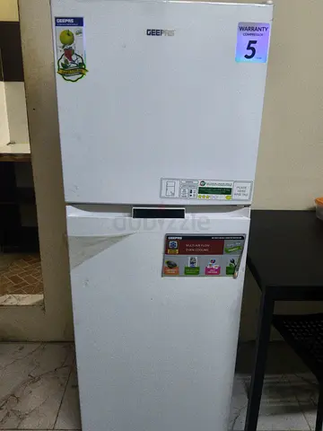 Geepas Double Door Refrigerator - Good Working Condition