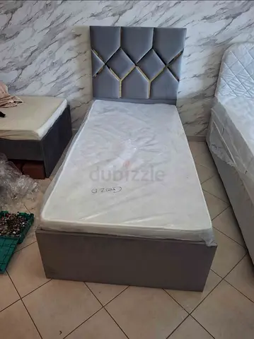 BRAND NEW SINGLE LUXURY BED WITH MATTRESS AVAILABLE