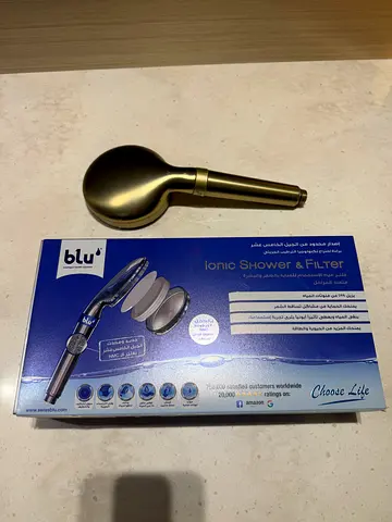 Blu Shower Head Filter (Gold colour)