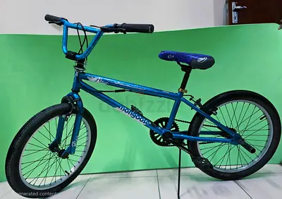 Blue BMX cycle