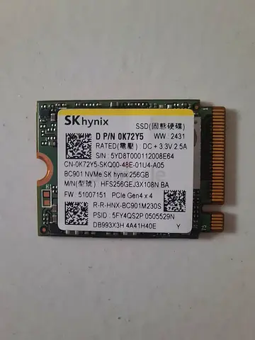 256GB ssd Nvme sk hynix