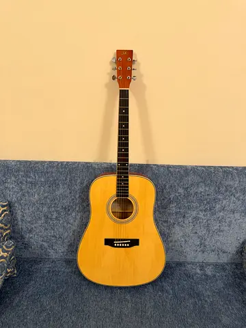 SX SD104G Acoustic Guitar – Natural Finish