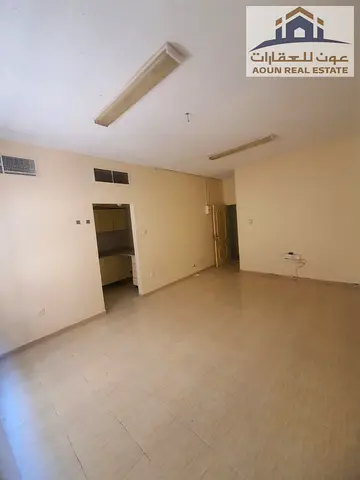 Studio in Al Majaz 3, opposite Al Safya Park; a fully serviced location featuring air conditioning and central gas.