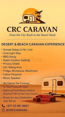 Book your caravan now🥳🔥
