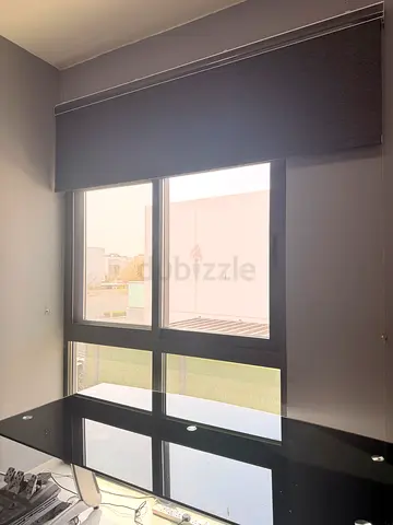 Blackout roller blinds - like new, 2 panels