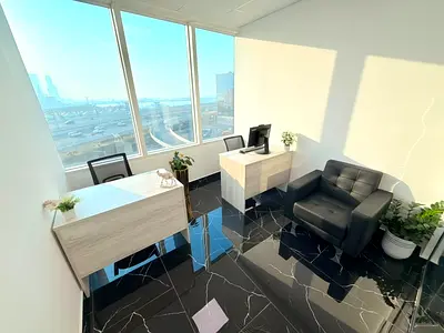 Upgrade to a Fully Furnished Office with Sea View