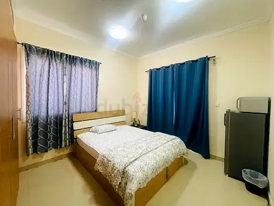 Fully furnished master bedroom with attached balcony for Couple