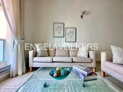 Furnished | 2 Balconies | Marina View