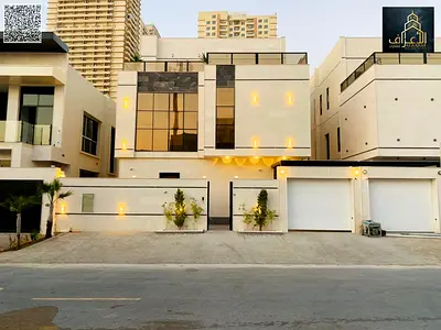 Luxury villa for sale - two floors and a roof terrace with a modern design, featuring 5 spacious bedrooms and high-end finishes