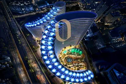 شقة بغرفتي نوم | بن غاطي سكاي فليم 1 | إطلالات على الأفق ووسط المدينة | تصميمات داخلية مفروشة