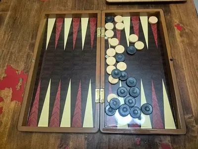 Wooden Turkish Backgammon