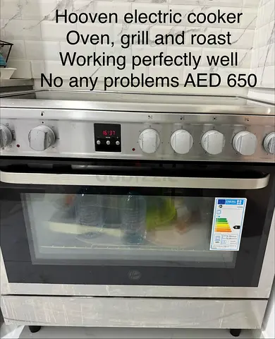 Hooven Stainless Steel Electric Cooker - Oven, Grill & Roast, Working