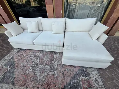 Crate&barrel Lounge deep L shape sofa