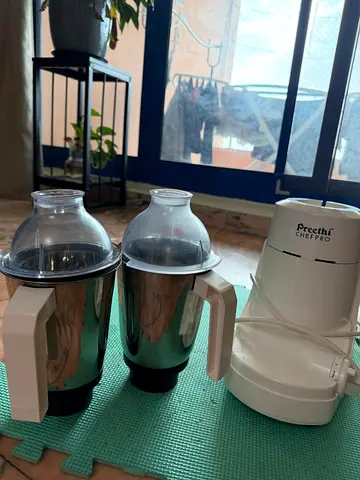 Preethi Chefpro Mixer Grinder with 2 Stainless-Steel Jars