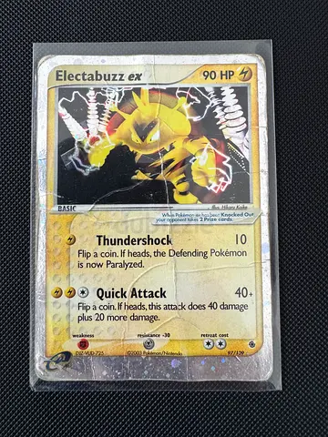 Electabuzz ex Pokémon Card - Vintage - PSA 1 candidate