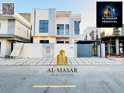 Super-deluxe residential/investment villa in Al Zahia, Ajman – marble façade; freehold ownership for all nationalities.