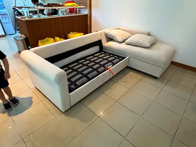 Selling great Condition Ikea Gronlid Sofa Bed with Storage beige