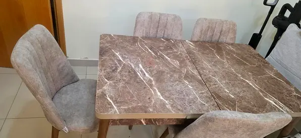 Dining table with chairs
