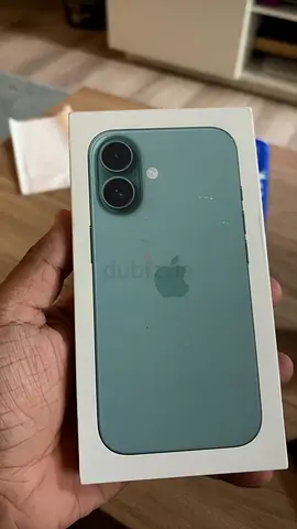 Iphone 16 box packed Green 128gb physical + esim