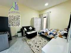 The most luxurious and elegant fully furnished studio apartment with brand new, high-end furniture i