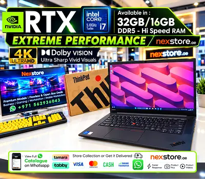 ThinkPad P1 Gen5 -Extreme 4K Edition RTX Nvidia -12thGen i7 - Like New - xps precision zbook p1 gen6