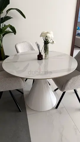Dining table + chairs + coffee table