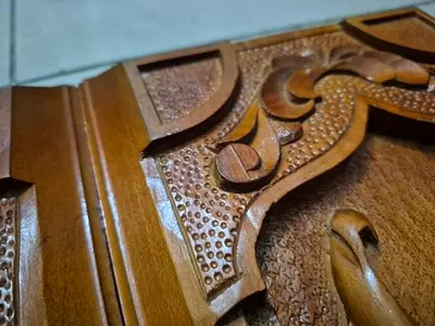Hand Crafted Wooden Backgammon
