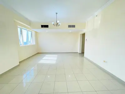 Luxury apartment 2 BHK parking free and pool gym Free close to al Nahda Park only family building