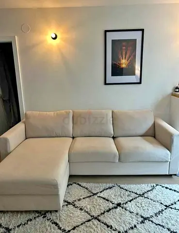 IKEA vimle L Shape Sofa Bed Beige