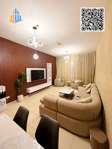 Fully furnished luxury apartment in Ajman One Towers | 2 master bedrooms | 1,942 sq ft | Garden view | AED 759,799