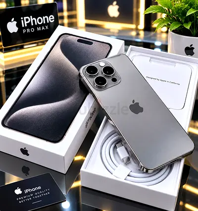iPhone 15Pro Max 512GB Silver - Excellent Condition with Box & Cable