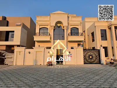 Classic villa | The second piece of the main street 6 master rooms Two floors and a roof Al Helio - Ajman | Competitive offer including registration f