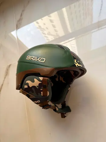Briko Camouflage Ski/Snowboard Helmet - Good Condition
