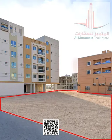 Residential Commercial Land for Sale in Al Jurf Industrial 3 Ajman 9,687 Sq Ft with G+8 Building Permission Near the Main Road