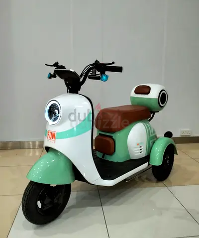Electric tricycle wheel scooter with baby seat 48 v